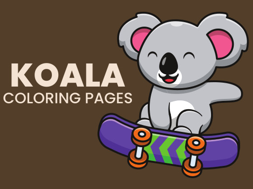 Koala Coloring Pages Games
