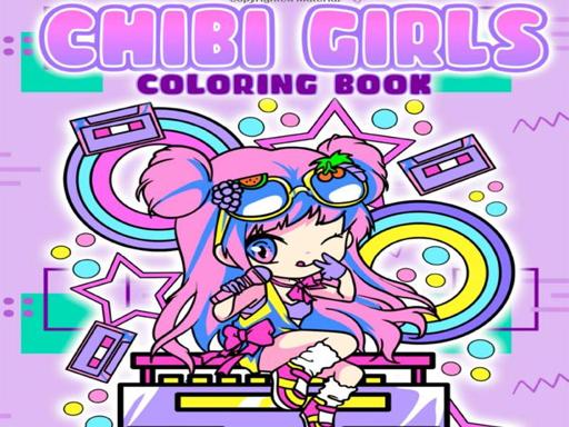 Livro de Colorir Chibi Girls: Anime Japonês - Free Jogos Online Grátis com a Tag Girls Game