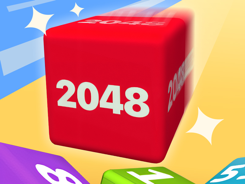 Chain Cube 2048 3D gameplay screenshot
