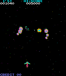 Play Moon Cresta (Galaxian hardware) Now -  :xxx - :yyy Game Screenshot