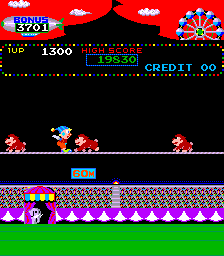 Play Circus Charlie (Centuri, earlier) Now -  :xxx - :yyy Game Screenshot