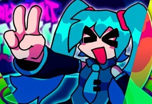 Spiele jetzt Friday Night Funkin' vs Miku Hatsune v2