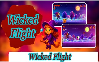Wicked Flight - Free halloween Game Like Couples De Courge Pop