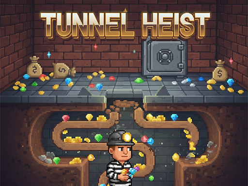 Play Tunnel Heist Online Free - hypercasual Game Screenshot