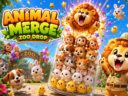 Animal Merge: Zoo Drop - Free Play the Latest New Online Games First – Free & No Download Game