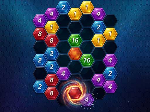 線上免費玩六邊形拼合 - puzzle遊戲截圖