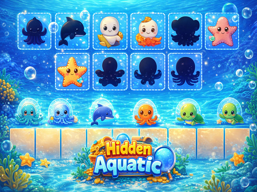 Verstecktes Wasser online kostenlos spielen – puzzle Spiel-Screenshot