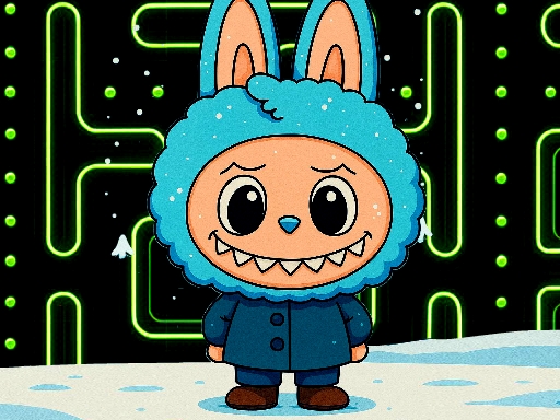 Зимний Лабубу Приключения Пакмена - Free Играйте в новейшие онлайн-игры первыми – Бесплатно и без скачивания Game
