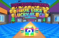 Jogue Run From Bosses: Hide Like Lucky Block Agora