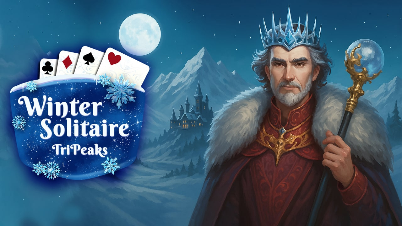 Spiele jetzt Winter Solitaire TriPeaks