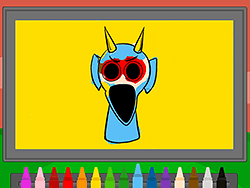 Spiele jetzt Sprunki Halloween Coloring Book